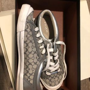 Coach sneakers silver